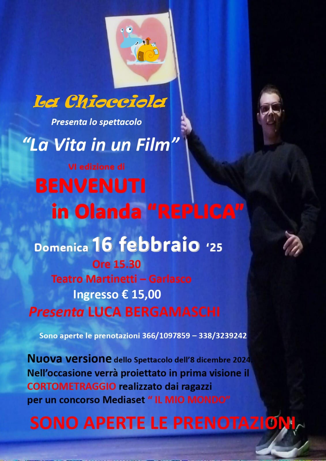LA CHIOCCIOLA “REPLICA”, CON UNA NUOVA VERSIONE DELLO SPETTACOLO DI NATALE!
