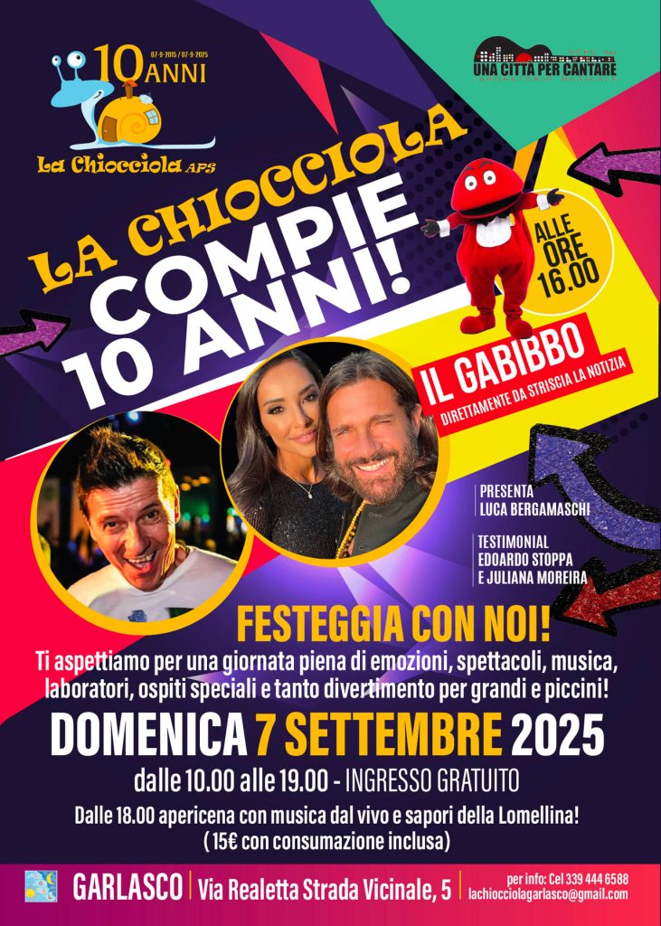 locandina 10 anni la chiocciola